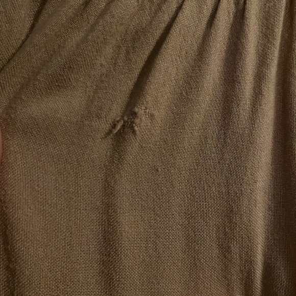 Don’t Mess with Texas tan side button pull on skirt - Picture 5 of 6